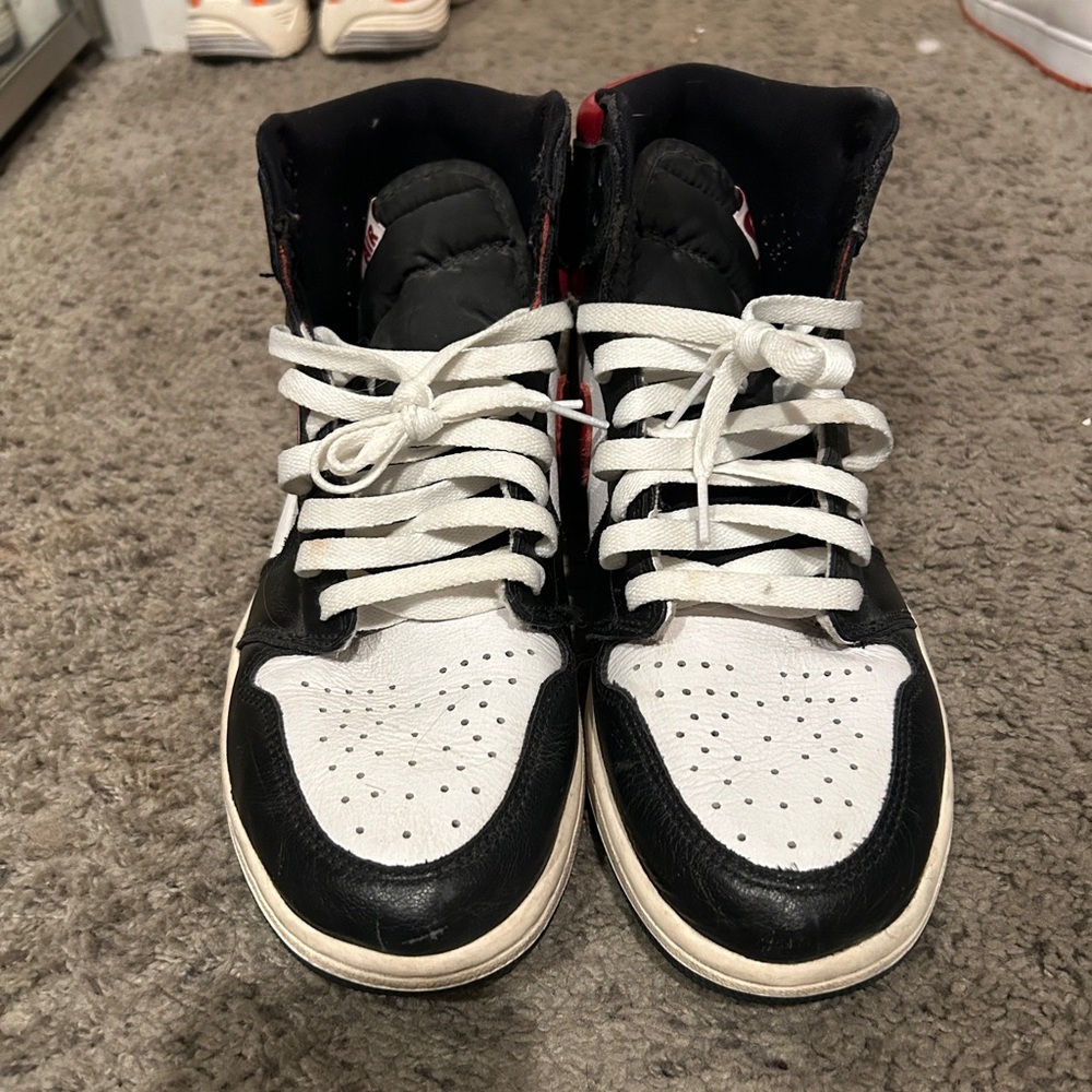 Nike Black and White High-Top Sneakers